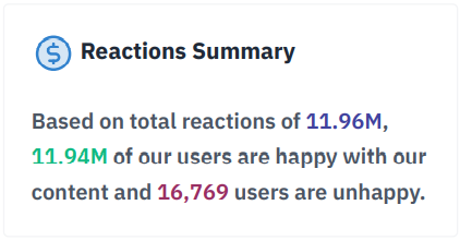 Reaction Summary